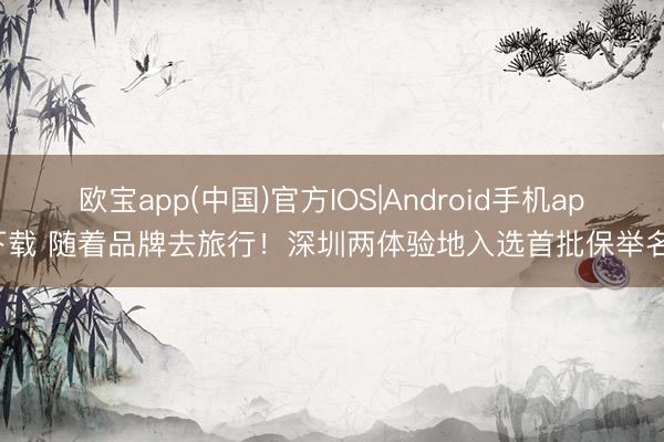 欧宝app(中国)官方IOS|Android手机app下载 随着品牌去旅行！深圳两体验地入选首批保举名单