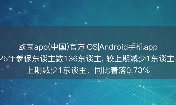 欧宝app(中国)官方IOS|Android手机app下载 港力环保2025年参保东谈主数136东谈主， 较上期减少1东谈主、同比着落0.73%