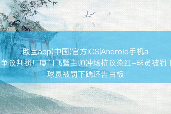 欧宝app(中国)官方IOS|Android手机app下载 中乙争议判罚！厦门飞鹭主帅冲场抗议染红+球员被罚下踹坏告白板